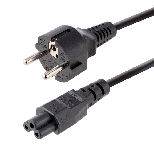 3m (10ft) Laptop Power Cord, EU Schuko to C5, 2.5A 250V, 18AWG, Notebook / La... adapteris