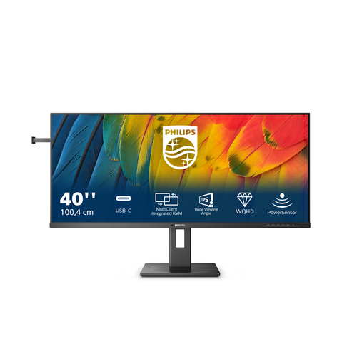 Philips 40 3440 x 1440 (UltraWide) HDMI DisplayPort USB-C 120Hz  Black monitors