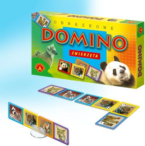 Alexander Game Domino Animals 0205 galda spēle