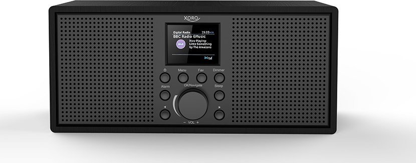 Xoro DAB 700 IR, Internet Radio, Spotify, DAB+, FM, BT, Holz radio, radiopulksteņi