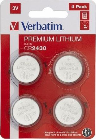 Verbatim Bateria Premium CR2430 4 pc Baterija