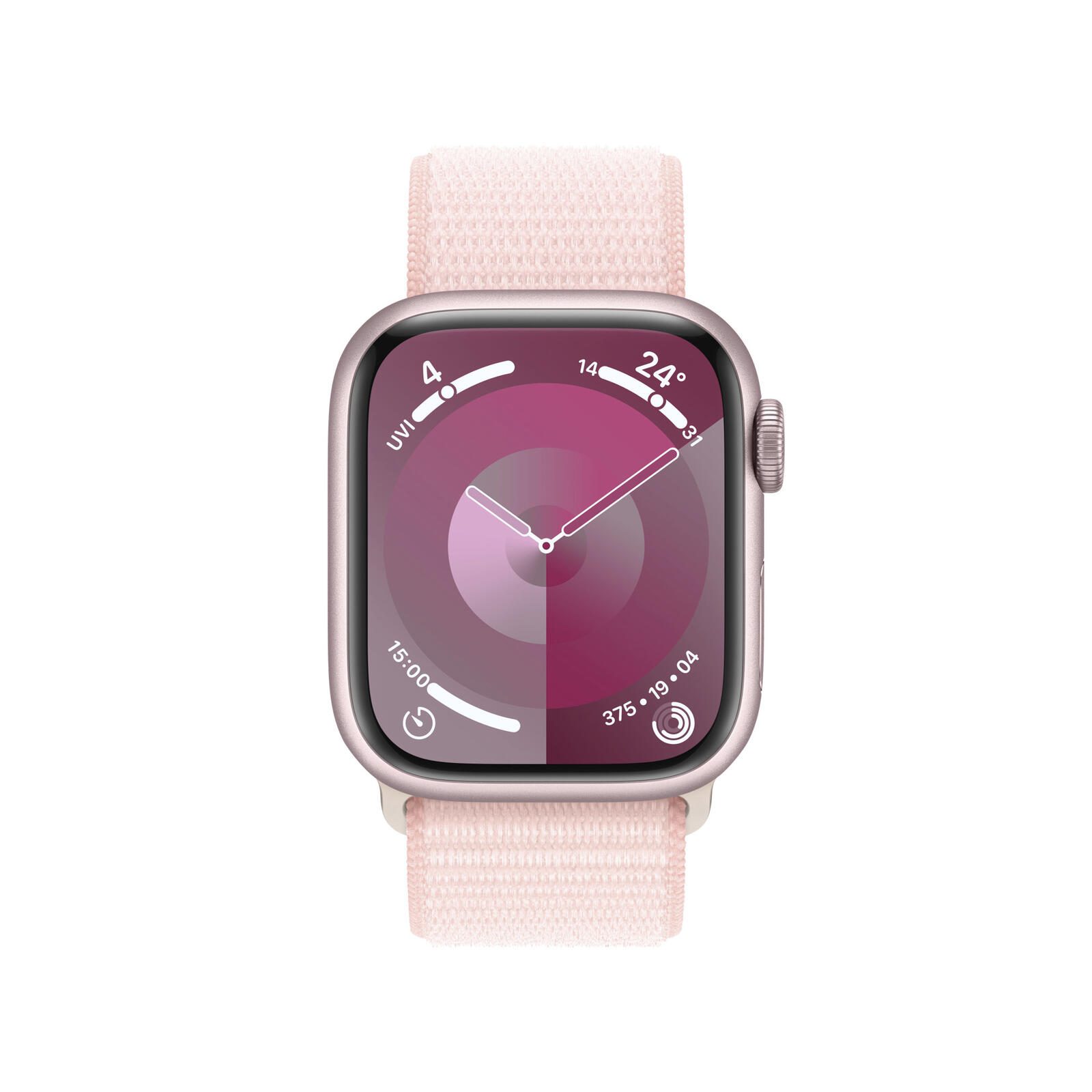Apple Watch Series 9 Cellular Aluminium 41mm rosé (Sport Loop hellrosa) Viedais pulkstenis, smartwatch