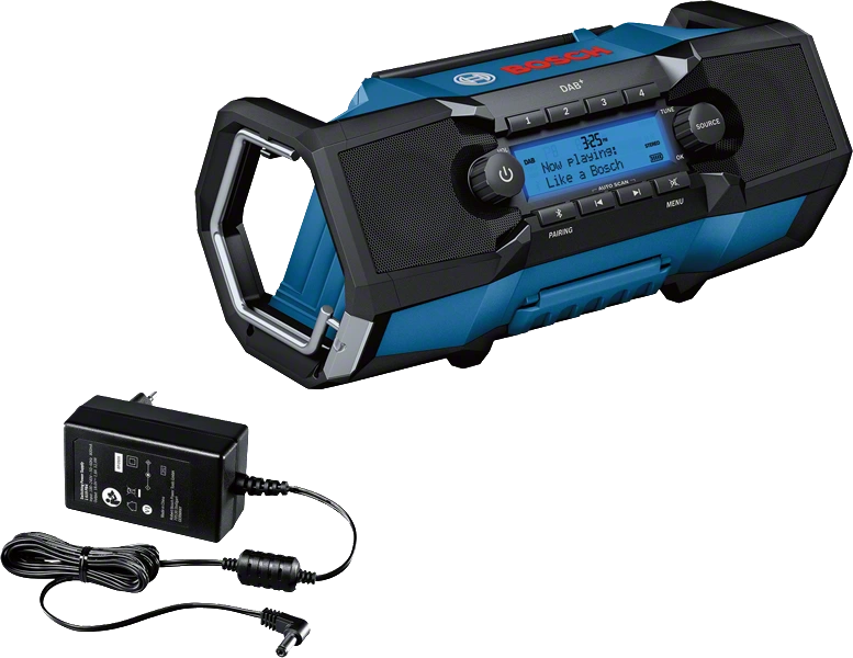 Bosch GPB radio 18V-2 SC Professional Worksite Black, Blue FM,AUX