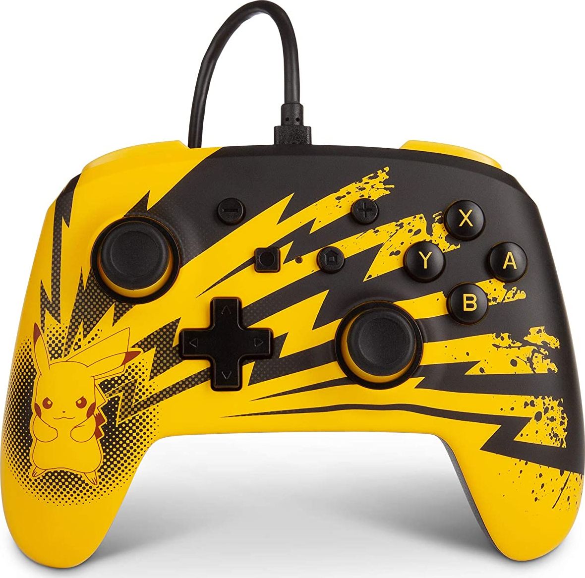 Pad PowerA przewodowy Pokemon: Pikachu Lightning (1516985-01) 1516985-01 (617885023965) spēļu konsoles gampad