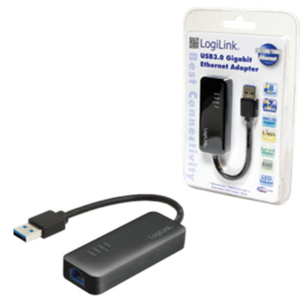 LogiLink USB 3.0 - Gigabit USB kabelis