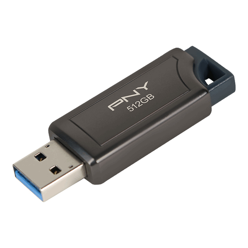 PNY PRO Elite V2 USB flash drive 512 GB USB Type-A 3.2 Gen 2 (3.1 Gen 2) Black 751492665641 USB Flash atmiņa