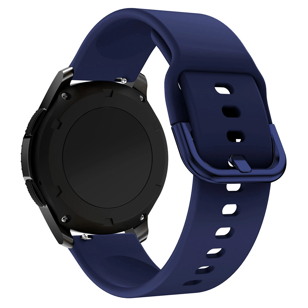 Silicone Strap TYS wristband for smartwatch, universal, 20mm, dark blue 9145576259306 (5907769309823)