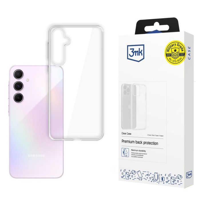 Samsung Galaxy A55 5G - 3mk Clear Case maciņš, apvalks mobilajam telefonam