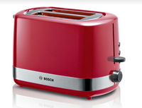 Bosch TAT6A514 toaster 2 slice(s) 800 W Red Tosteris