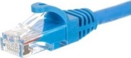 Netrack patch cable RJ45, snagless boot, Cat 5e UTP, 7.5 m blue kabelis, vads