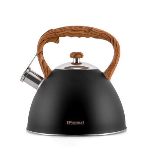 Promis TMC12 kettle 3 L Black, Stainless steel Elektriskā Tējkanna