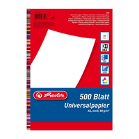 Herlitz Universalpapier A4 80g 500Blatt weis