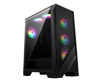 MSI MAG FORGE 120A AIRFLOW computer case Midi Tower Black, Transparent Datora korpuss