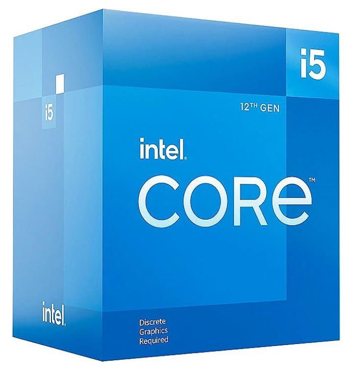 Intel Core i5-12400 F BOX 2,5GHz, LGA1700 CPU, procesors
