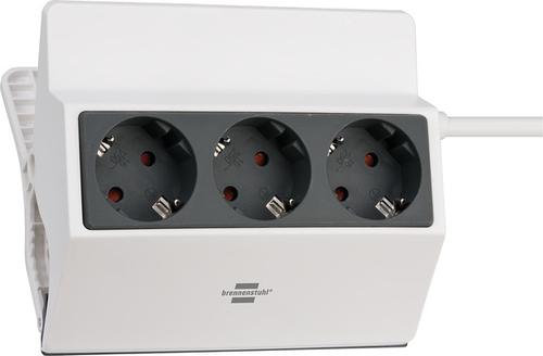 Brennenstuhl Clampable Extension Socket 3-Way 3m elektrības pagarinātājs