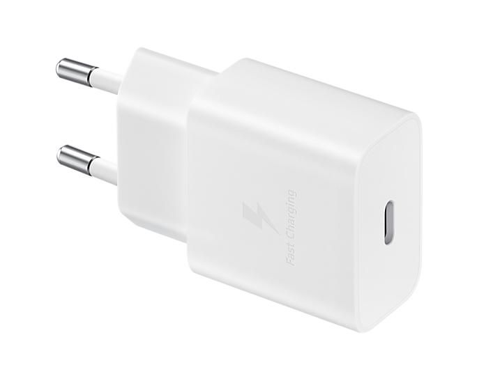 Samsung Power Adapter 15W Type-C (with cable) White iekārtas lādētājs