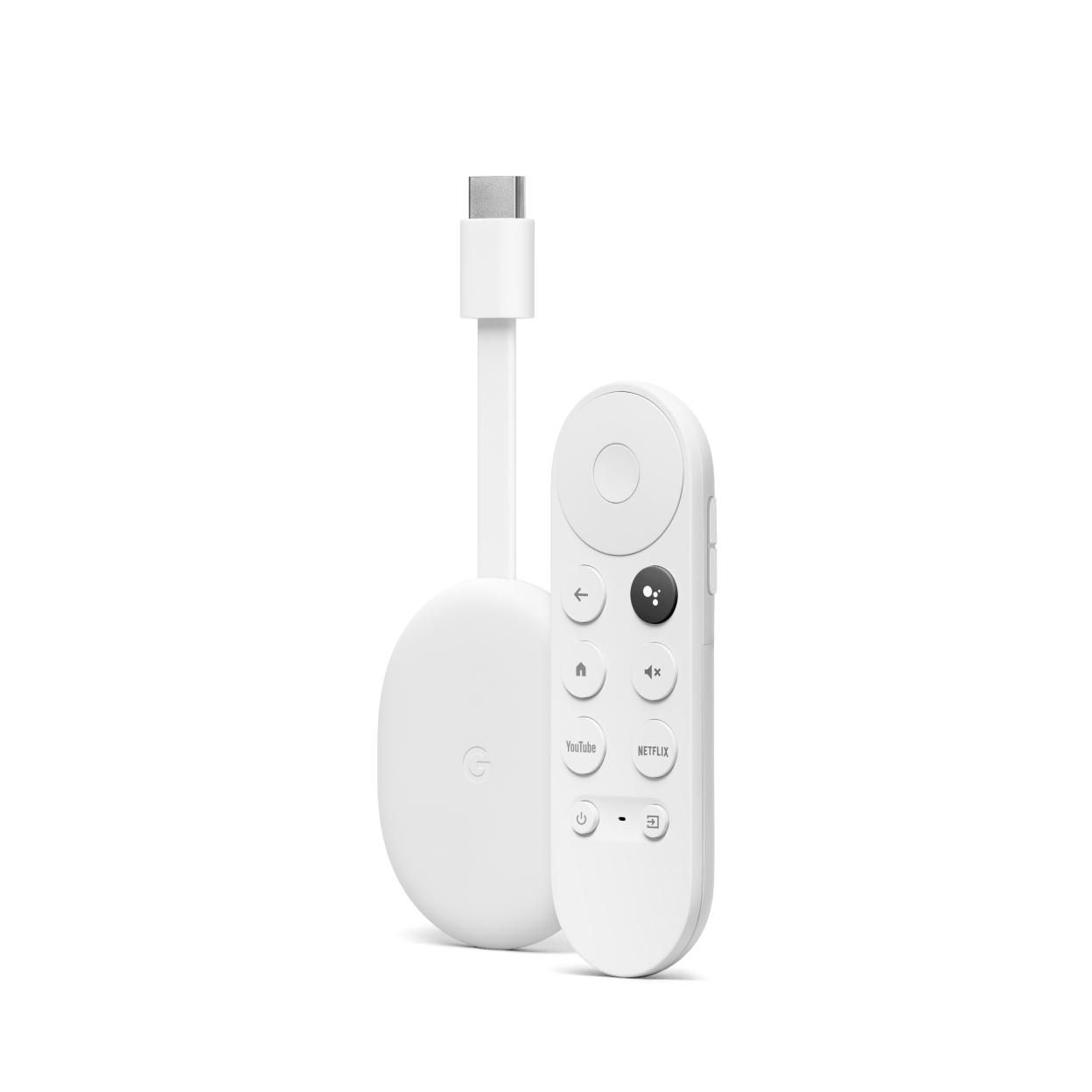 Google Chromecast 4K with Google TV White multimēdiju atskaņotājs