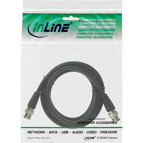 InLine BNC Videocable RG59 10m 10m black Koaxialkabel (10810) adapteris