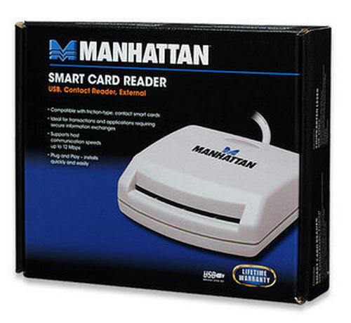 Manhattan  Smart Card Reader USB External Contact Reader karšu lasītājs