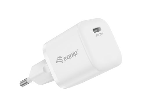 Equip Ladegerat 1Port  20W,1xUSB-C PD 25Stk./Pack    weis Baterija