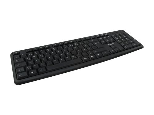 Equip Kabelgebundene Kombi Keyboard+Mouse, schwarz, spanisch klaviatūra