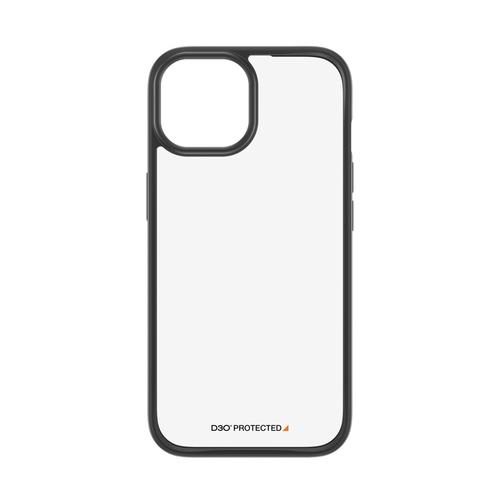 PanzerGlass ClearCase iPhone 15 6.1" D3O 2xMilitary grade czarny|black 1176 maciņš, apvalks mobilajam telefonam