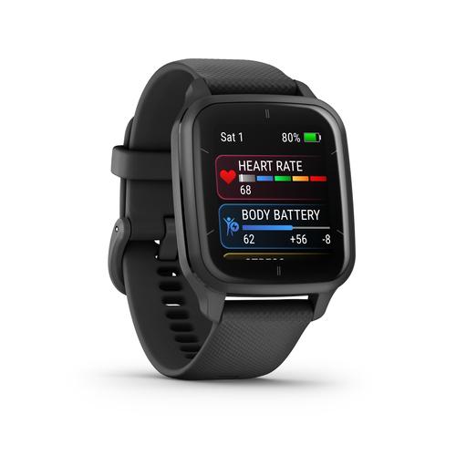 Garmin Venu Sq 2 Music 3.56 cm (1.4") AMOLED Black GPS (satellite) 0753759304881 Viedais pulkstenis, smartwatch