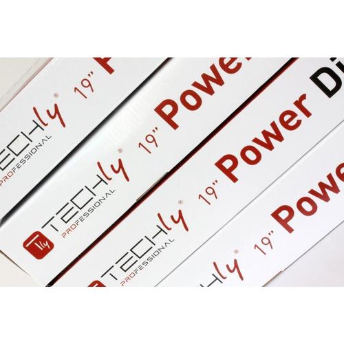 TechlyPro Rack 19'' 1U power strip for UPS 250V/16A 12x C13 sockets C20 plug Serveru aksesuāri