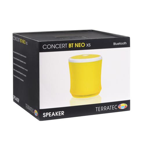 Aktivbox TERRATEC BT NEO yellow XS - Bluetooth pārnēsājamais skaļrunis