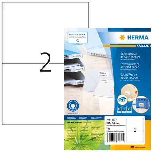 HERMA 10737 printer label White Self-adhesive printer label 4008705107372 10737 (4008705107372) printeris