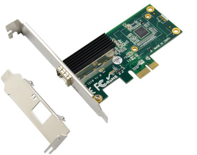 MicroConnect 1port SFP Ethernet Server PCIe 5706998962225 tīkla karte