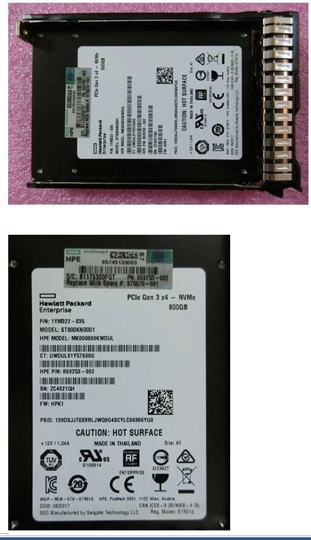 SSD 800GB SFF NVME X4 MU SCN 875875-001-RFB (5704174985419) SSD disks