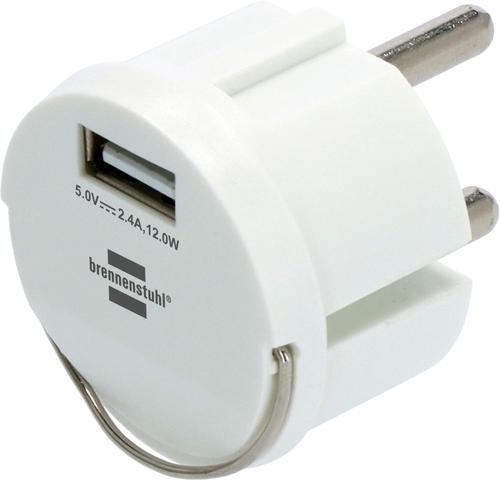 Brennenstuhl Steckdoseneinsatz Schuko mit USB 2.4 adapteris