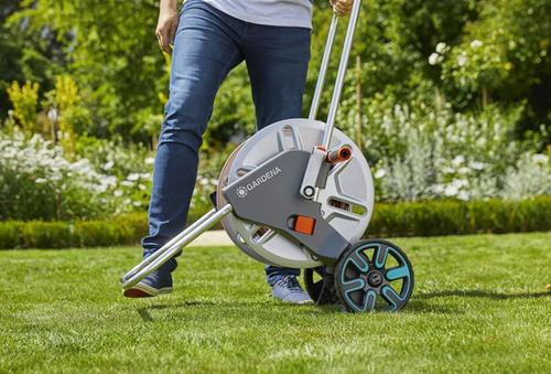 Gardena Hose Trolley AquaRoll M Metal Dārza laistīšanas iekārtas