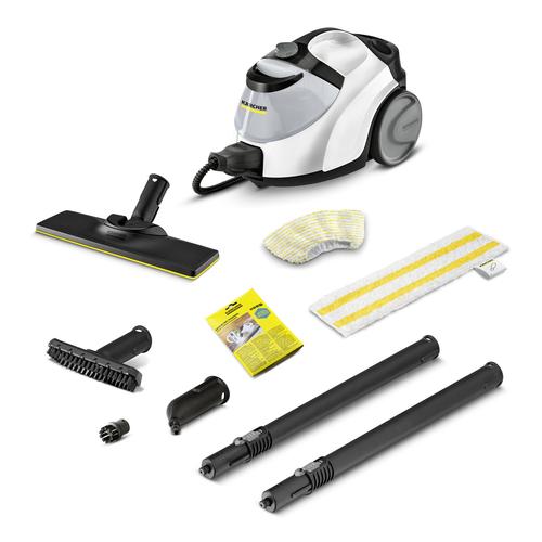 Karcher SC 5 EasyFix IRON PLUG Cylinder steam cleaner 1.5 L 2250 W Black, White 4054278991535 1.512-660.0 (4054278991535) tvaika tīrītājs, ierīce