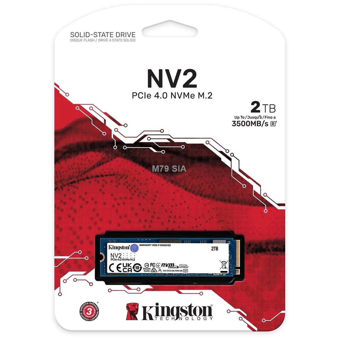 KINGSTON 2TB NV2 M.2 2280 NVMe SSD SSD disks