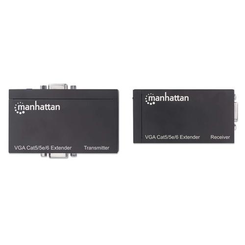 Manhattan VGA Cat5/5e/6 Extender with audio up to 300 m adapteris