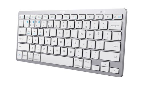 Trust Wireless Bluetooth Keyboard Silver 8713439246513 klaviatūra