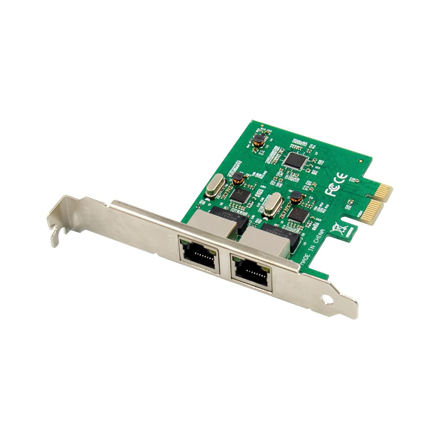 MicroConnect PCI-E 8111F Dual-RJ45 Gigabit  5704174593195 karte