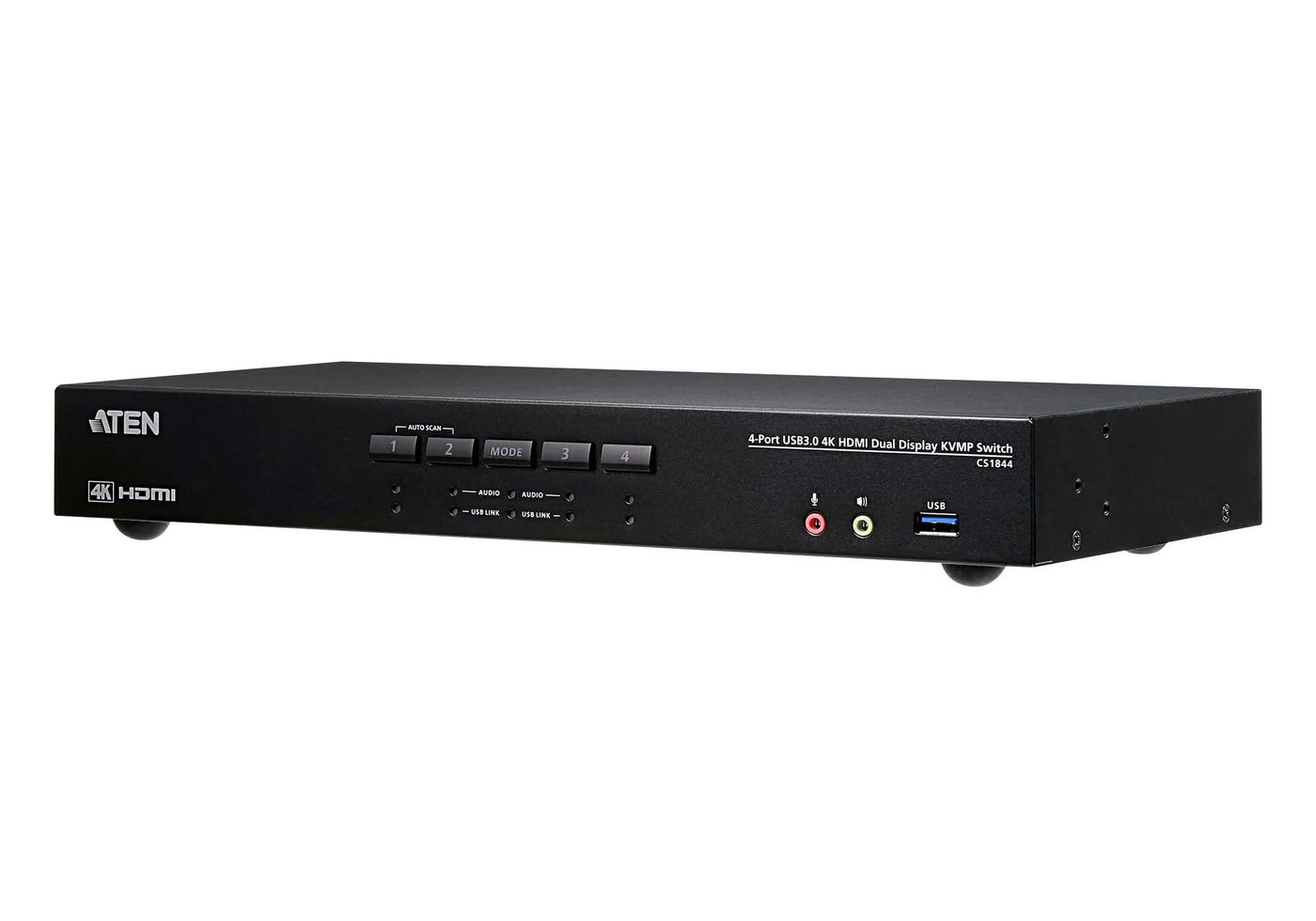 Aten 4-Port True 4K HDMI Dual-View  4710469340048 KVM komutators