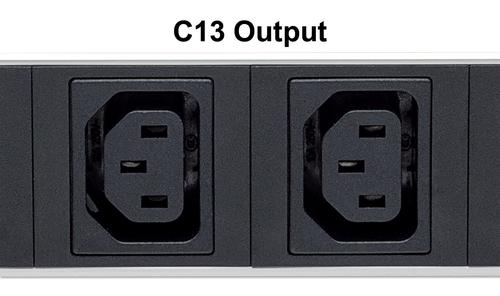 Intellinet Vertical 24-output PDU for Rack, 20xC13+4xC19, 250V/16A, 2m cord UPS aksesuāri