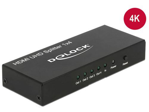 DeLOCK 18684 video splitter HDMI 4x HDMI 4043619186846 18684 (4043619186846)