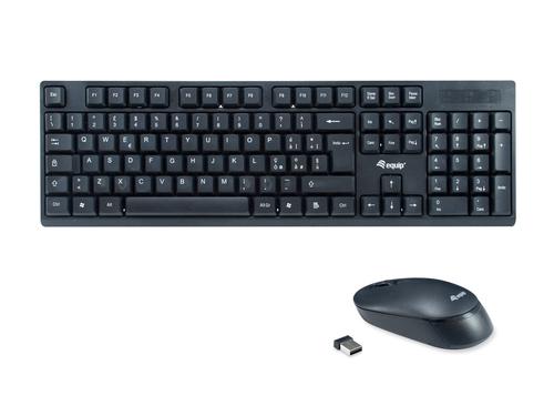 Equip Wireless Keyboard & Mouse Set, IT Layout 4015867231005 245223 (4015867231005) klaviatūra