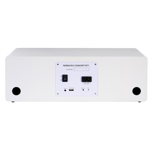 Aktivbox TERRATEC CONCERT BT 1 Bluetooth White pārnēsājamais skaļrunis