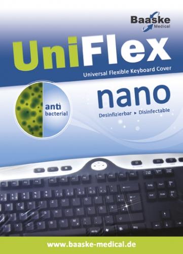 Baaske Tastaturschutz PC Uni Flex Nano klaviatūra