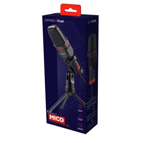 Trust GXT 212 Black, Red PC microphone Mikrofons