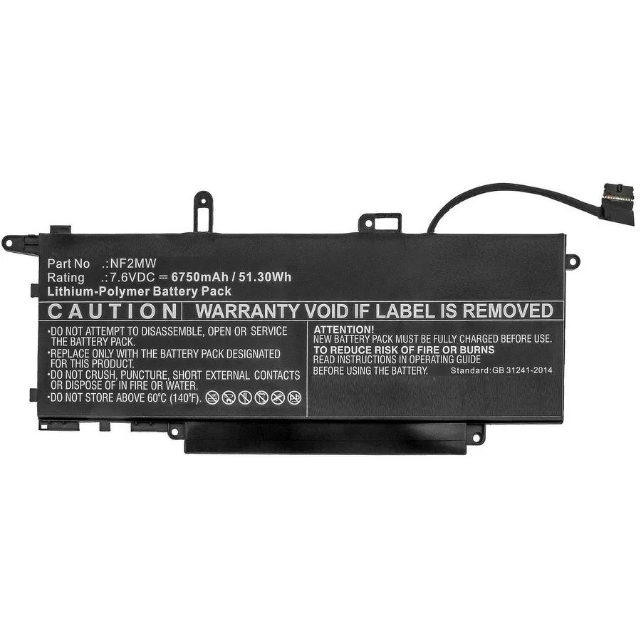 CoreParts Laptop Battery for Dell 51Wh  5704174560364 akumulators, baterija portatīvajiem datoriem