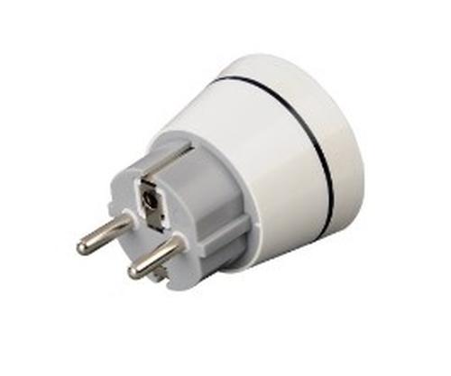 Hama 00121991 power plug adapter Type F Type G (UK) White 4047443232021 00121991 (4047443232021) adapteris
