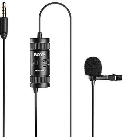 Boya microphone BY-M1 Pro II Lavalier 6974700652484 Mikrofons