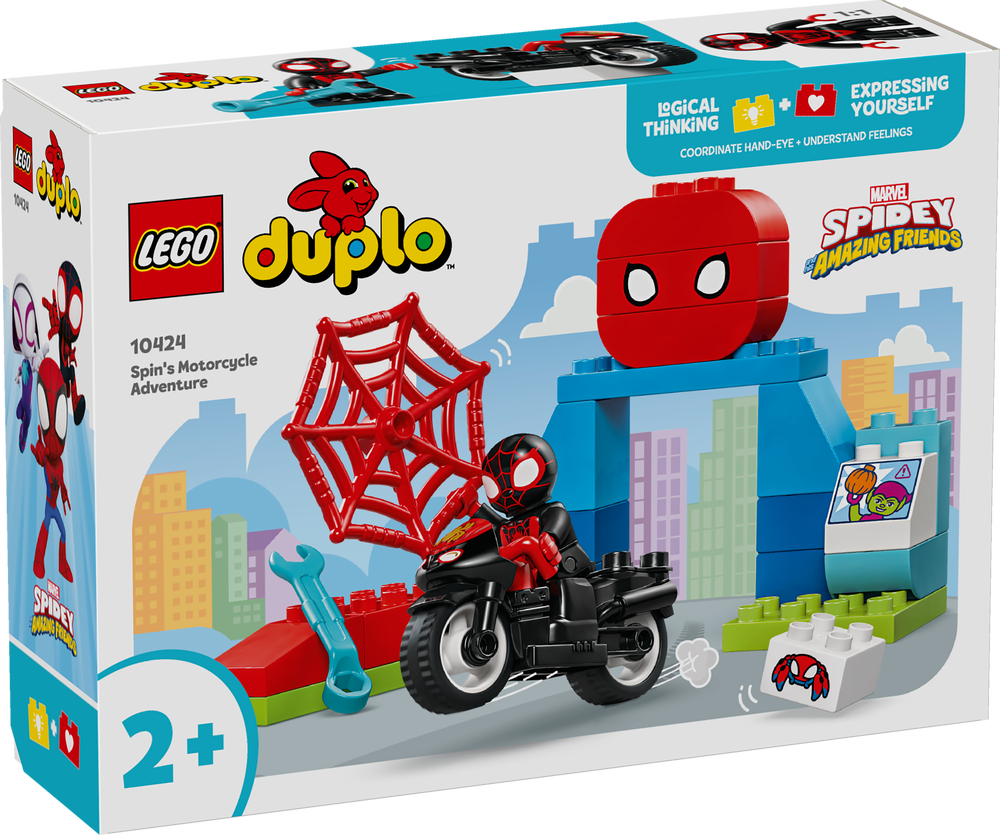 LEGO Bricks DUPLO 10424 Spins Motorcycle Adventure LEGO konstruktors